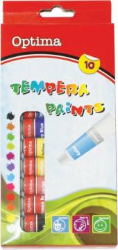 Tempera barvice Optima 10X12ML 3015
