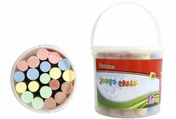 Barvna kreda, 20 kos v lončku 3047