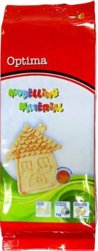 Rjava modelirna masa Optima 500 gr. 3049