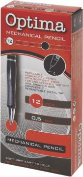 Tehnični svinčnik Optima, 0,5mm Črna 3126