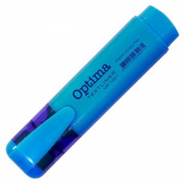Fluo marker, signir Optima Modra 3139