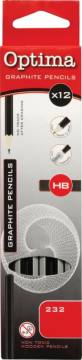 Grafitni svinčnik Optima HB Črna 3186