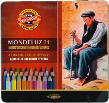 Akvarelne barvice Koh-i-noor Mondeluz 24/1 3193
