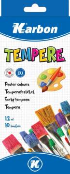 BARV. TEMPERA 10/1 12ML KART KARBON 3419