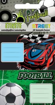 Etikete za zvezke Kids boys 10/1 3458