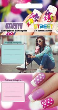 Etikete za zvezke Teens boys 10/1 3460