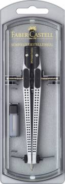 Šestilo Faber-Castell Grip siv Siva 3627