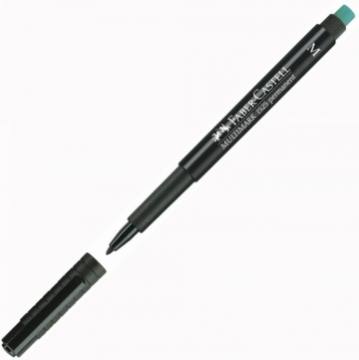 Marker Faber-Castell OHP M črn Črna 3749