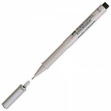 Flomaster Faber-Castell Ecco Pigm. 0.5 č Črna 3785