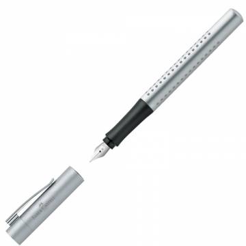 Nalivno pero Faber-Castell Grip M sreb. Srebrna 3979