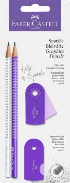 Set Faber-Castell Sparkle 4/1 vijola/bel 4058