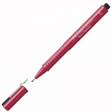 Flomaster Faber-Castell Ecco Pigm.0,7 rd Rdeča 4077
