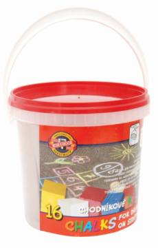 Kreda Koh-i-noor za pločnik v vedru 4216