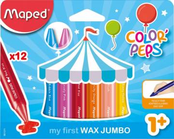 BARV. VOŠČENE MAPED JUMBO 12/1 4388