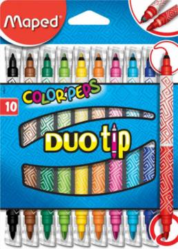 FLOMASTRI MAPED COLOR'PEPS DUO TIP 10/1 4389