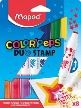 FLOMASTRI MAPED COLOR'PEPS DUO 8/1-KART. 4431