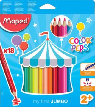 BARV. MAPED COLOR'PEPS MAXI 3ROBE 18/1 4512