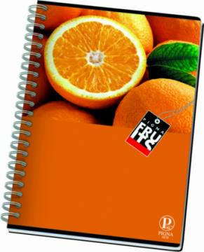 Špiralni zvezek Pigna Fruits A4 mali kar A4 4736