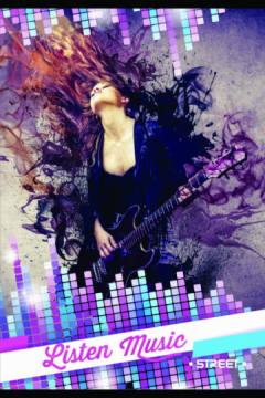 Zvezek Street2 A4 veliki karo A4 4740