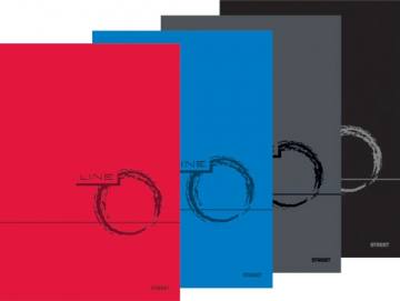 Zvezek Street line A4 mali karo A4 4750