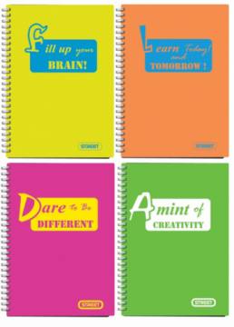 Špiralni zvezek Neon A5 črte A5 4774