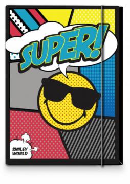 Mapa z elastiko Smiley 4818