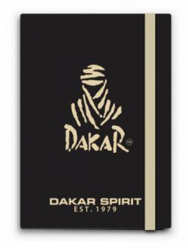 Notes z trdimi platnicami Dakar A6 črte A6 4846