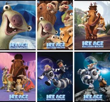Zvezek Ice Age A4 brezčrtni A4 4926