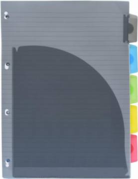 Vložni listi s pregradami A4 4968