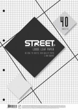 LISTI VLOŽNI STREET A4/5M 80G 40L A4 4970