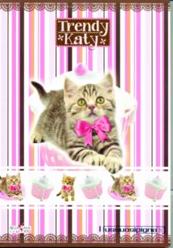 Zvezek Pigna Trend Katty A4 mali karo A4 4972