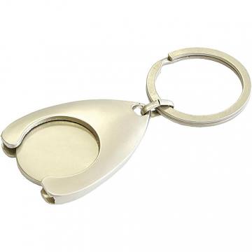 Priročen obesek za ključe s kovancem Srebrna 7109