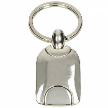 Kovinski obesek za ključe Srebrna 7355