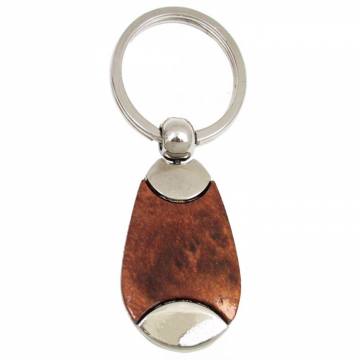 Kovinski obesek ovalni Srebrna 7356