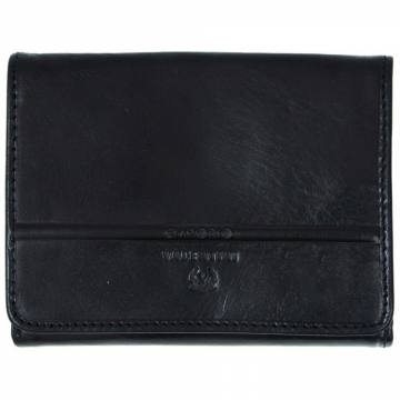 Usnjena denarnica Valentini ženska črna 7490