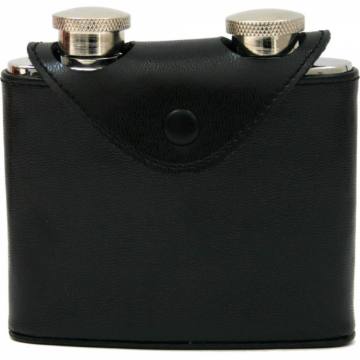 Dvojna žepna čutarica Črna 7839