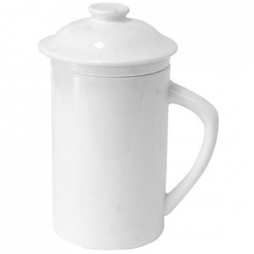 3 delni porcelanski set čajne skodelice Bela 7908