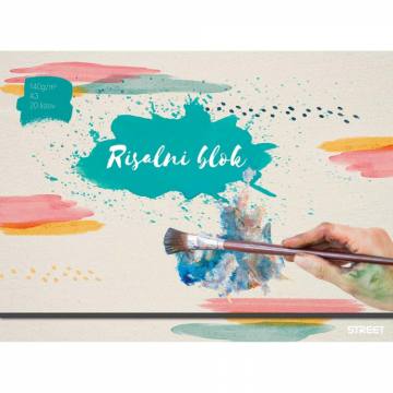 Risalni blok z trdo platnico A3 8990
