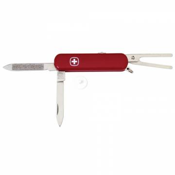 5 delni zložljiv švicarski nož Golf Rdeča 8166