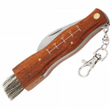 Zložljiv žepni gobarski nož MUSHROOM Rjava 8169