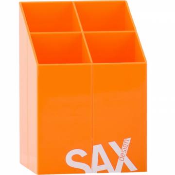 Držalo za pisala Sax Quadro Oranžna 9397