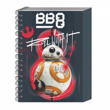BELEŽKA ŠPIRALA STAR WARS A6 1R 9620
