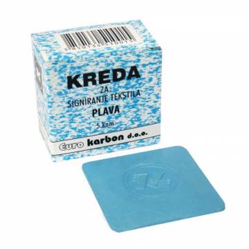 Krojaška kreda za tekstil, 5/1, modra 9636