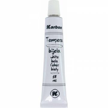 BARV. TEMPERA KARBON 18ml 10/1 BELA Bela 9652
