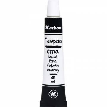 BARV. TEMPERA KARBON 18ml 10/1 ČRNA Črna 9653