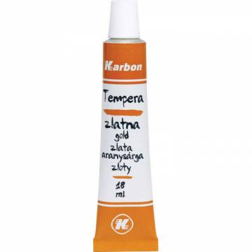 BARV. TEMPERA KARBON 18ml 10/1 ZLATA Zlata 9657