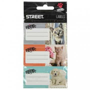 Etikete za zvezke Street Friends 9/1 9162
