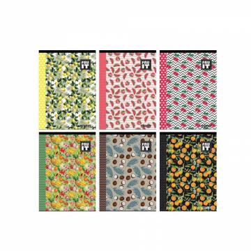 Zvezek Fruits A5 črte z robom 80 listni A5 9238