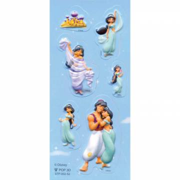 Nalepka 3D Disney Princess 9286