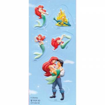 Nalepka 3D Disney Princess 9289